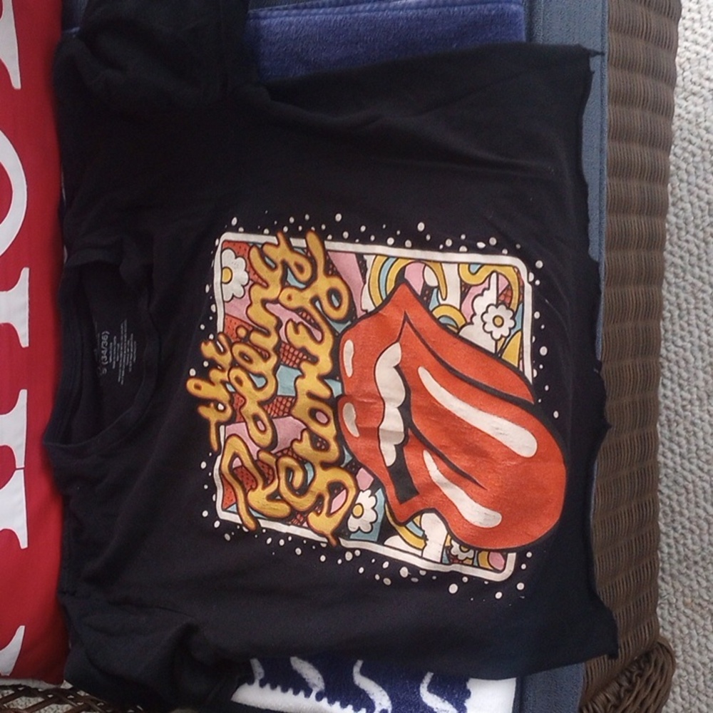 Small The Rolling Stones crop top